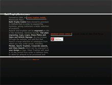 Tablet Screenshot of bathtrophycentre.com